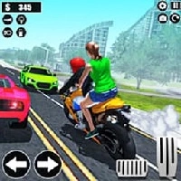 Moto-Taxi-Fahren: Motorradspiele